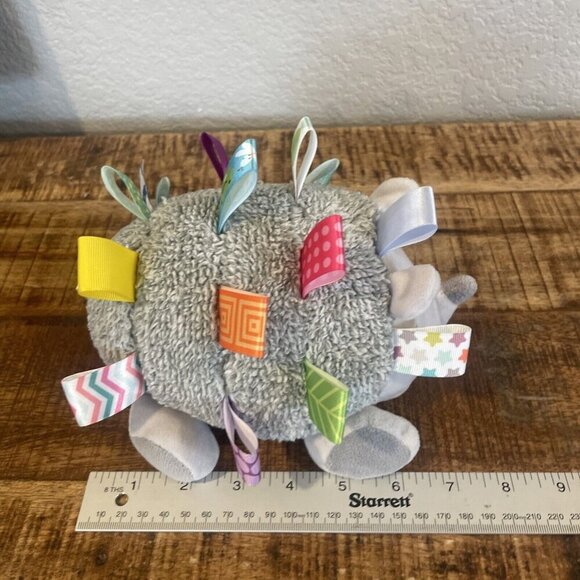 Mary Meyer Taggies Signature Plush Hedgehog Stuffed Animal Gray 8" Baby Toy - Picture 7 of 8